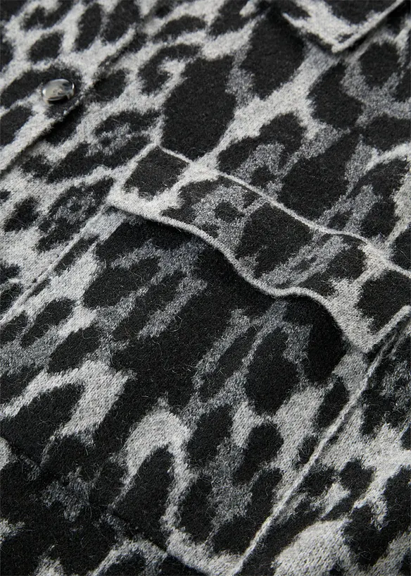 Jacquardm&ouml;nstrad cardigan, bonprix