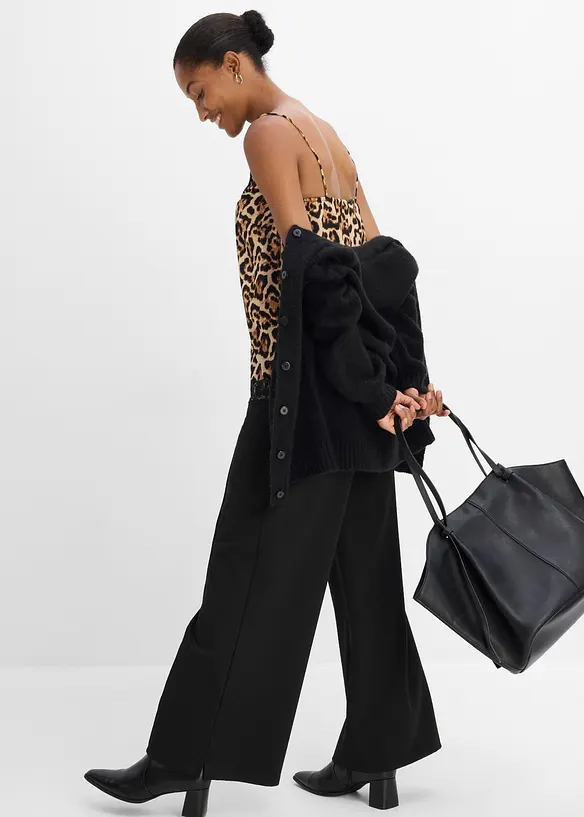 Bluslinne i fintr&aring;dig satin, bonprix