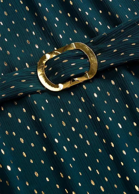 Chiffongkl&auml;nning med elegant sk&auml;rp, bonprix