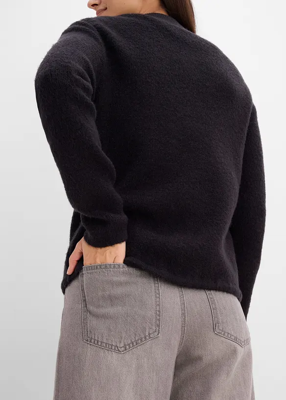 Finstickad cardigan, bonprix
