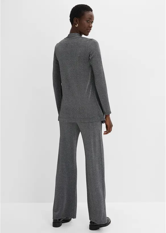 Glittrande topp och byxa (2 delar), bonprix