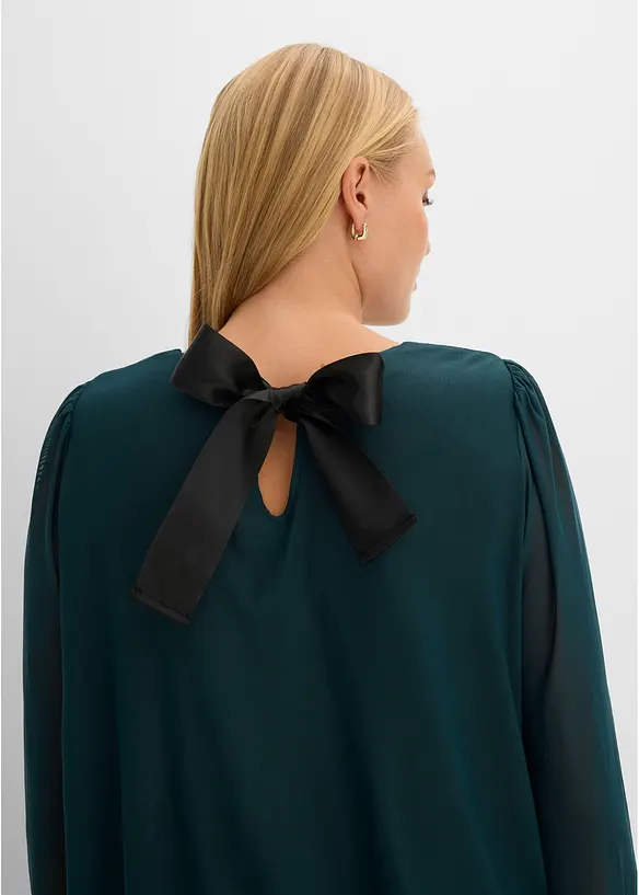 L&aring;ng&auml;rmad topp i mjuk mesh, bonprix