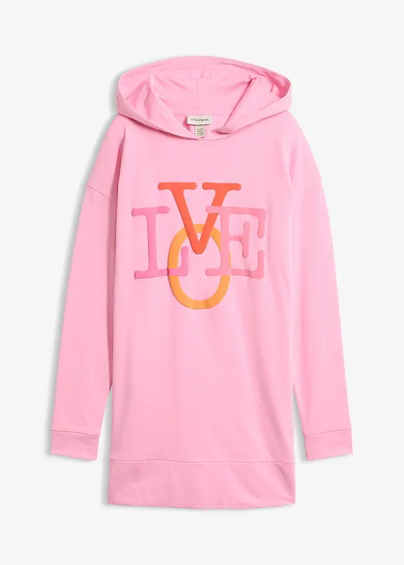 L&aring;ng sweatshirt av ekologisk bomull, bonprix