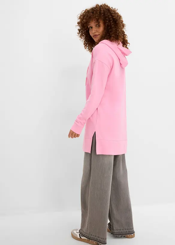 L&aring;ng sweatshirt av ekologisk bomull, bonprix