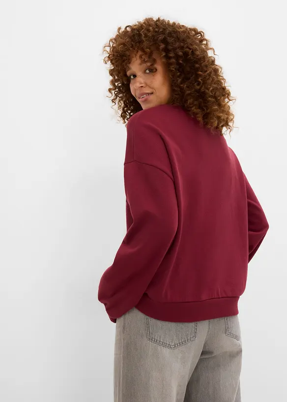 Sweatshirt av mjuk bomullsmix, bonprix