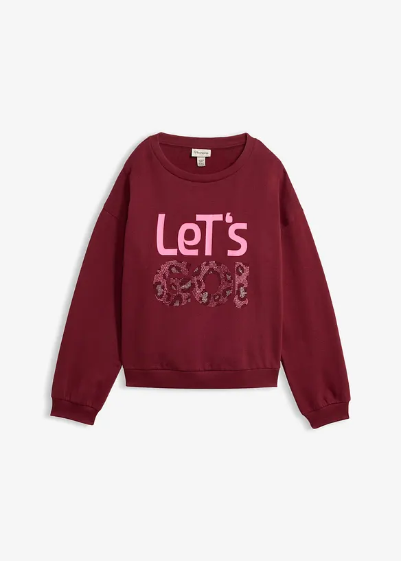 Sweatshirt av mjuk bomullsmix, bonprix
