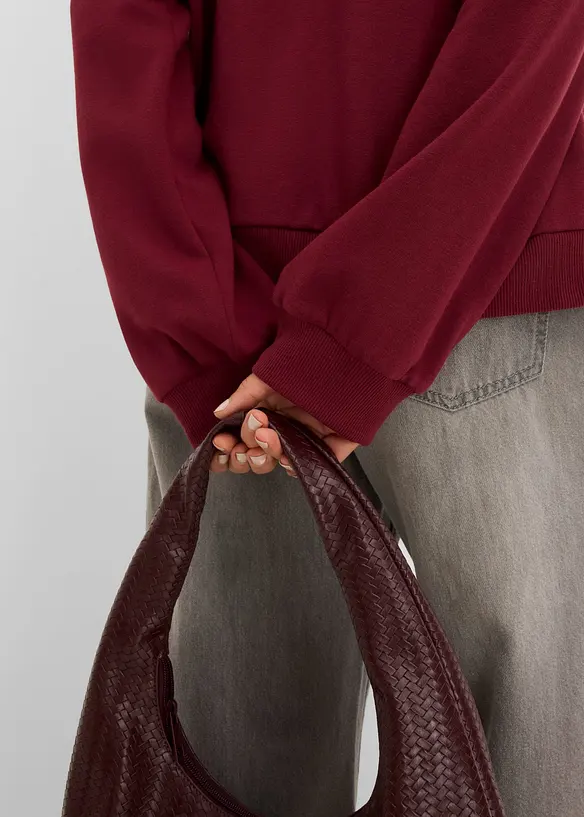 Sweatshirt av mjuk bomullsmix, bonprix