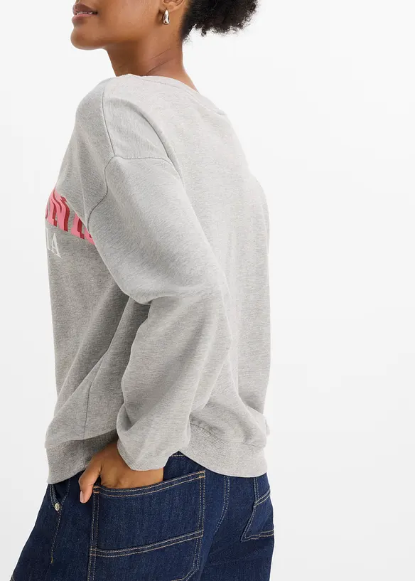 Sweatshirt i mjuk bomullsmix, bonprix