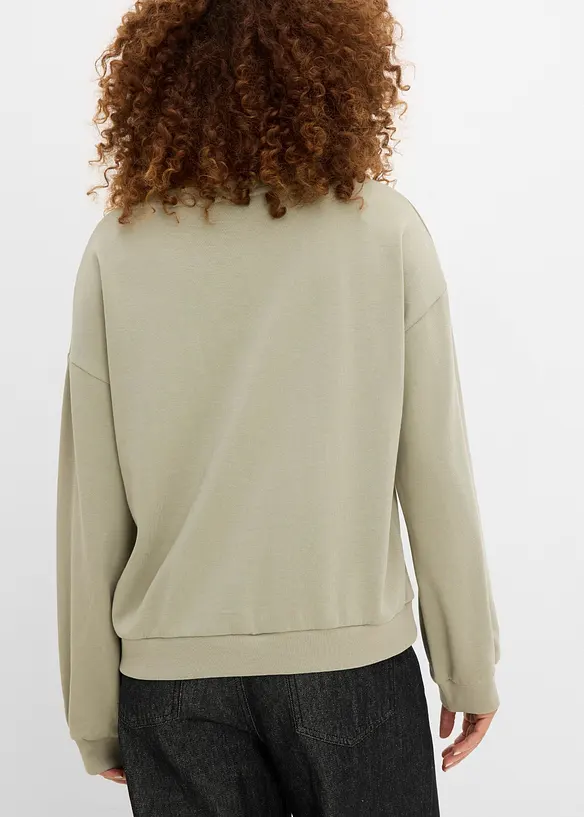 Sweatshirt i mjuk bomullsmix, bonprix