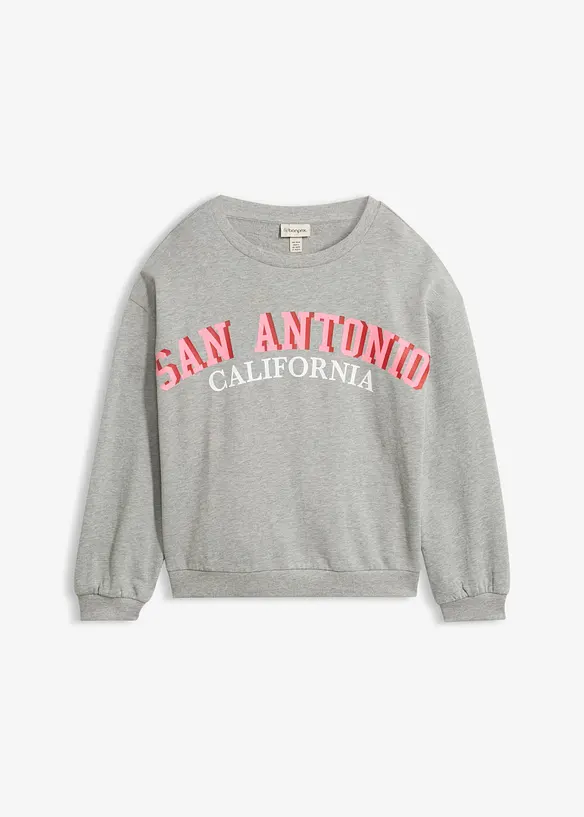 Sweatshirt i mjuk bomullsmix, bonprix