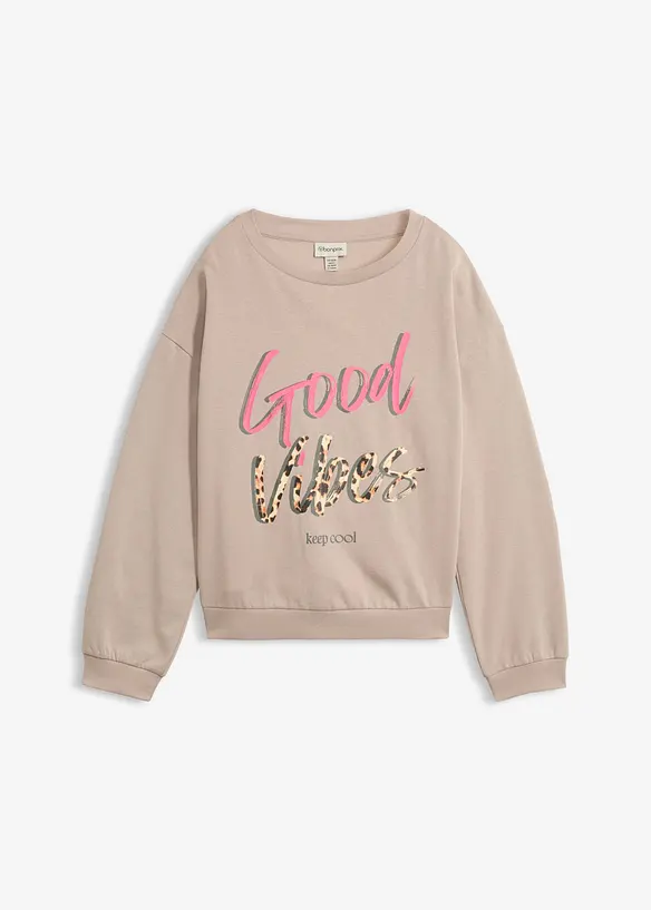 Sweatshirt i mjuk bomullsmix, bonprix