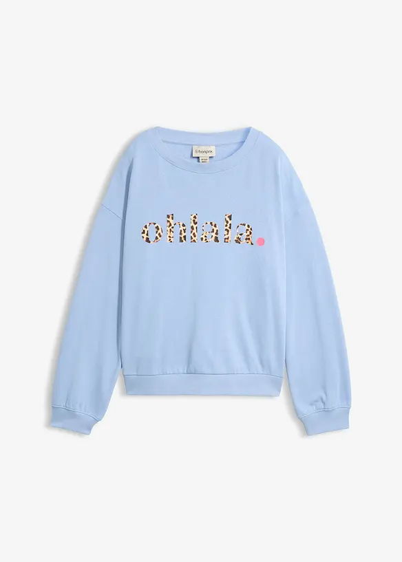 Sweatshirt av mjuk bomullsmix, bonprix