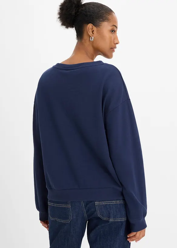 Sweatshirt av mjuk bomullsmix, bonprix