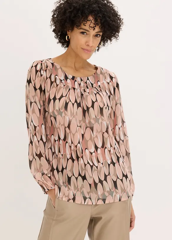 Blustunika i chiffong, bonprix