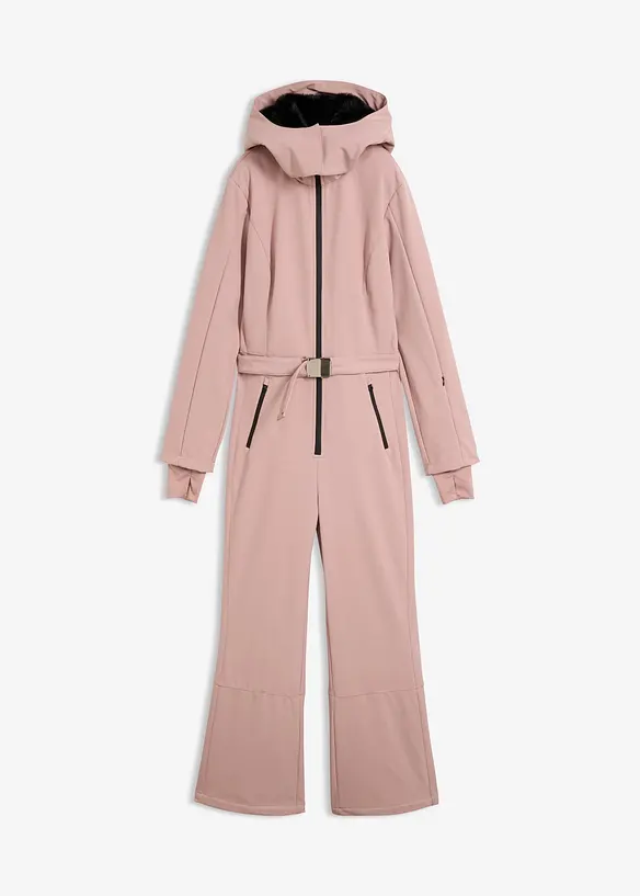 Skidoverall i vattenavvisande, varmfodrat softshellmaterial, bonprix