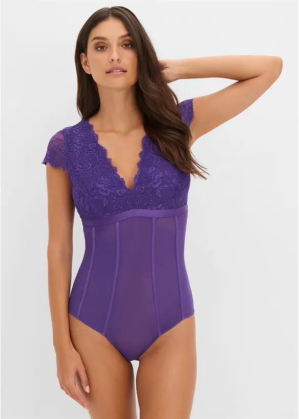 Body med mjuk spets, bonprix