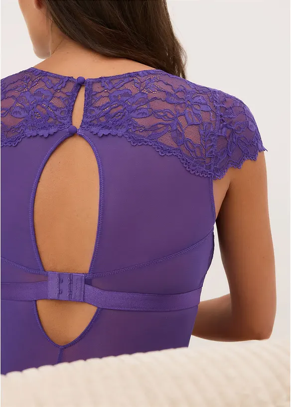 Body med mjuk spets, bonprix