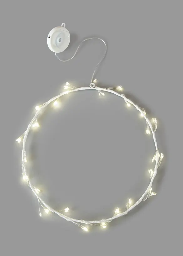 H&auml;ngdekoration med LED-belysning &ndash; cirkel, bonprix