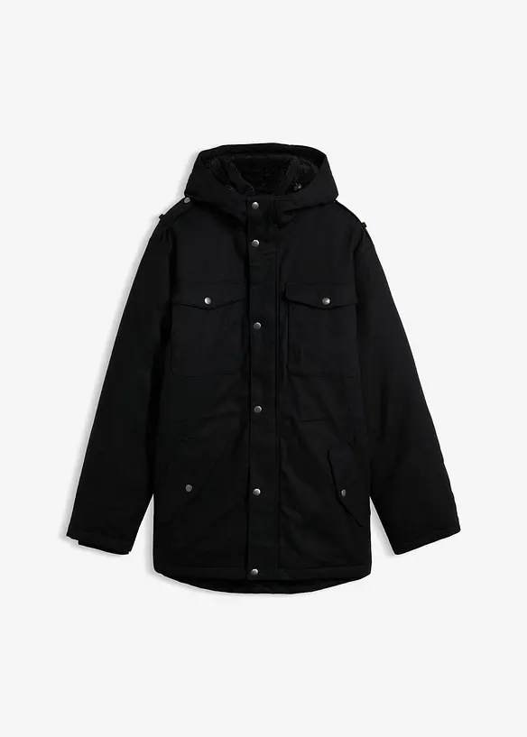 Parkas med mjukt fleecefoder, bonprix