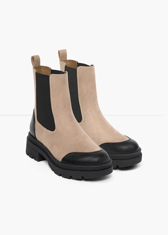 Chelseaboots med profilsula, bonprix