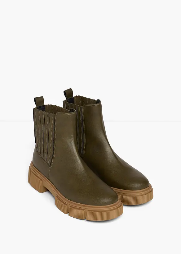 Chelseaboots med profilsula, bonprix