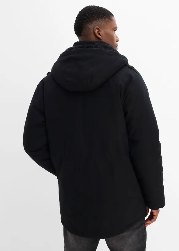 Parkas med mjukt fleecefoder, bonprix