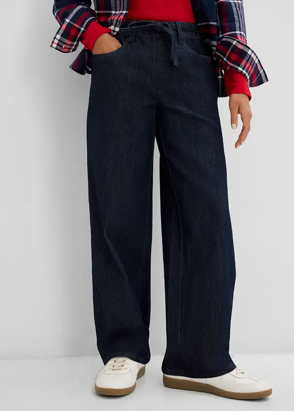 Jeans i Straight modell med Mid Waist, bonprix