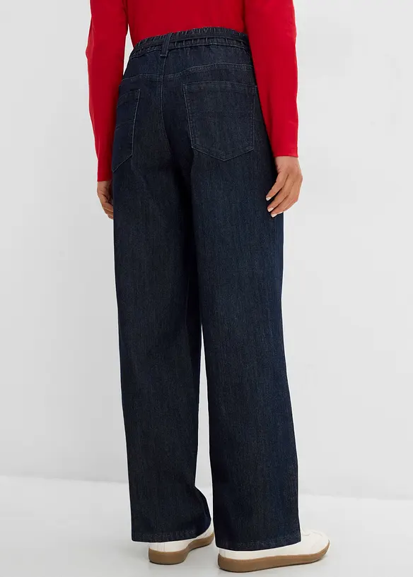 Jeans i Straight modell med Mid Waist, bonprix