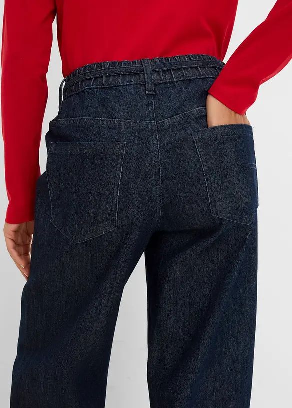 Jeans i Straight modell med Mid Waist, bonprix