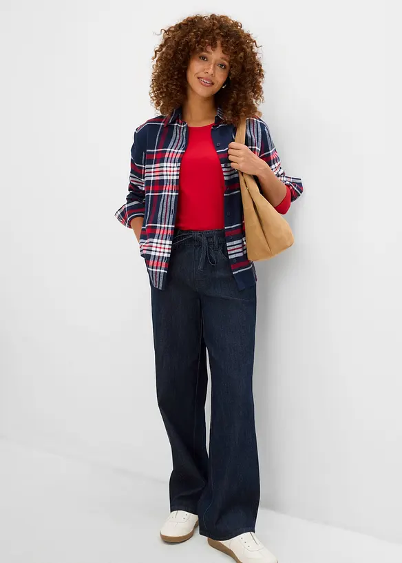 Jeans i Straight modell med Mid Waist, bonprix