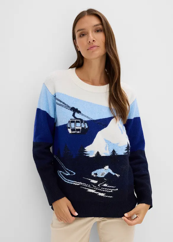 Tr&ouml;ja med vid passform, bonprix
