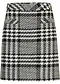 svart/ ullvit rutigt mönster