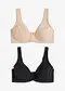 svart + blek beige