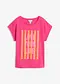 pink lady/rosa/klar orange, med tryck