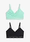 svart + mint