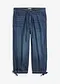 bl&aring; denim, used-look