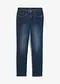 m&ouml;rkbl&aring; denim, used-look