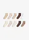 brun + vit + beige