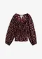 aubergine/rosa, prickig