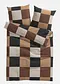 brun/beige/svart