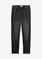 svart denim, used-look