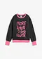 antracitmelerad/neonpink, med tryck