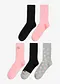 svart + rosa + beige
