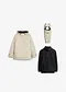 beige/svart