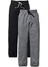 Joggingbyxa med bomull för barn (2-pack), bonprix