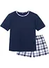 Pyjamas med shorts, bonprix