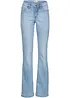 Bootcut Jeans Mid Waist, Comfort Stretch, bonprix