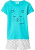 Pyjamas med shorts för barn (2 delar) i ekologisk bomull, bonprix
