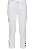 Korta jeans med medelhög midja, smal passform, bonprix