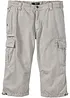 Långa cargoshorts av ren bomull, Regular Fit, bonprix